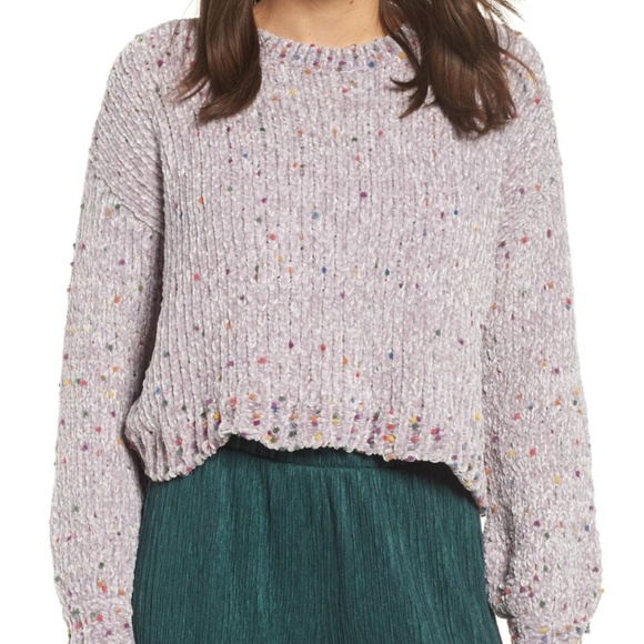 All In Favor Sweaters - All In Favor Funfetti Chenille Sweater
